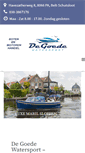 Mobile Screenshot of degoede-watersport.nl