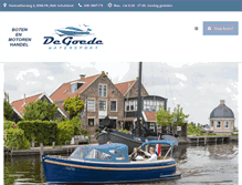 Tablet Screenshot of degoede-watersport.nl